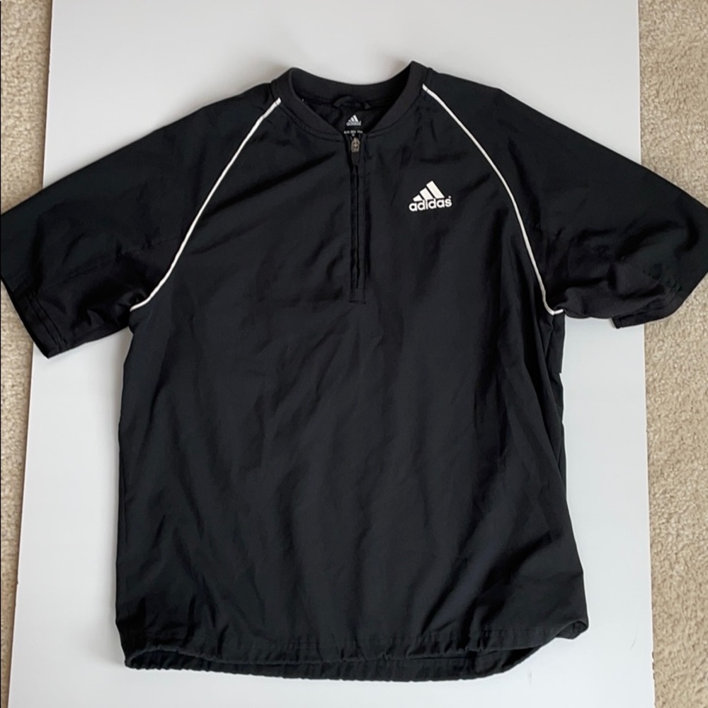 Adidas Athletic Warm up Jacket/Shirt Size M